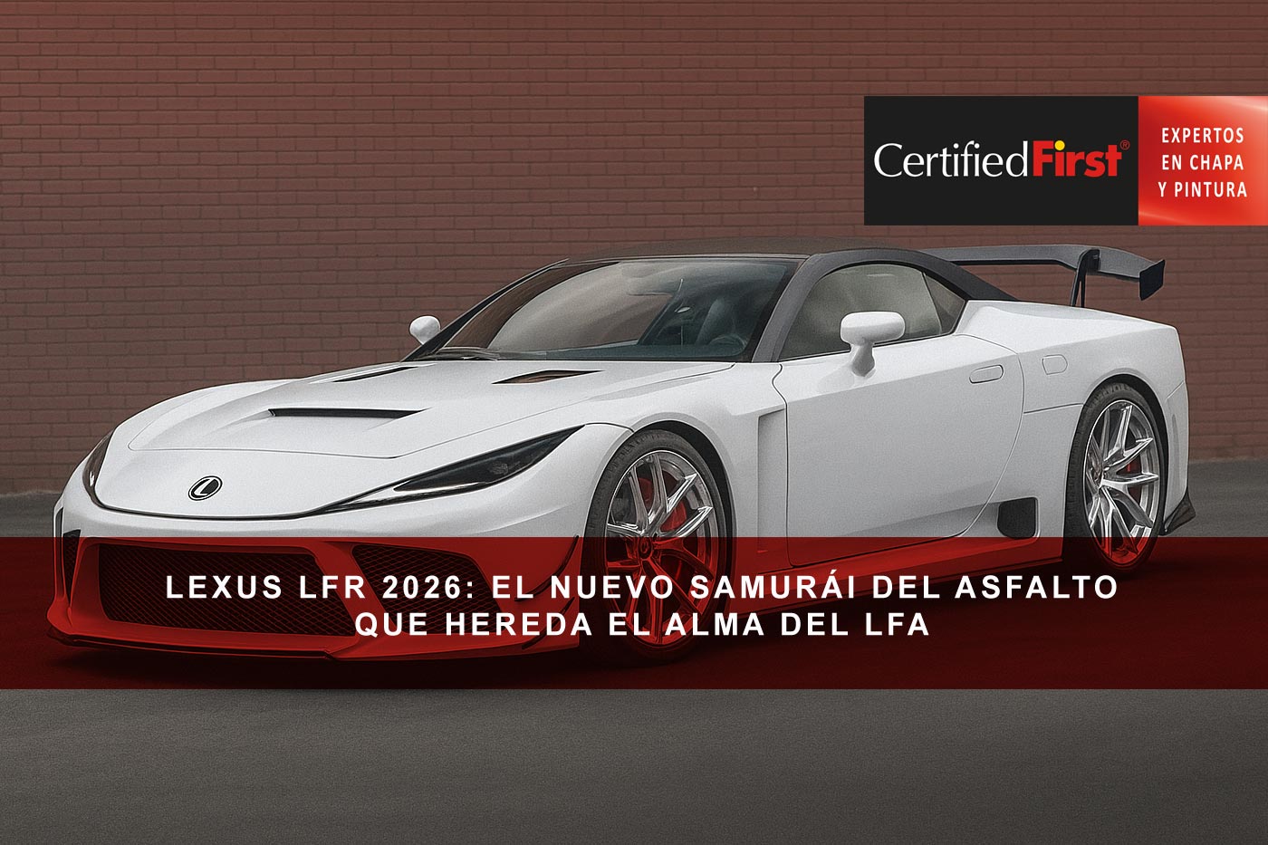 Lexus LFR 2026: el nuevo samurái del asfalto que hereda el alma del LFA