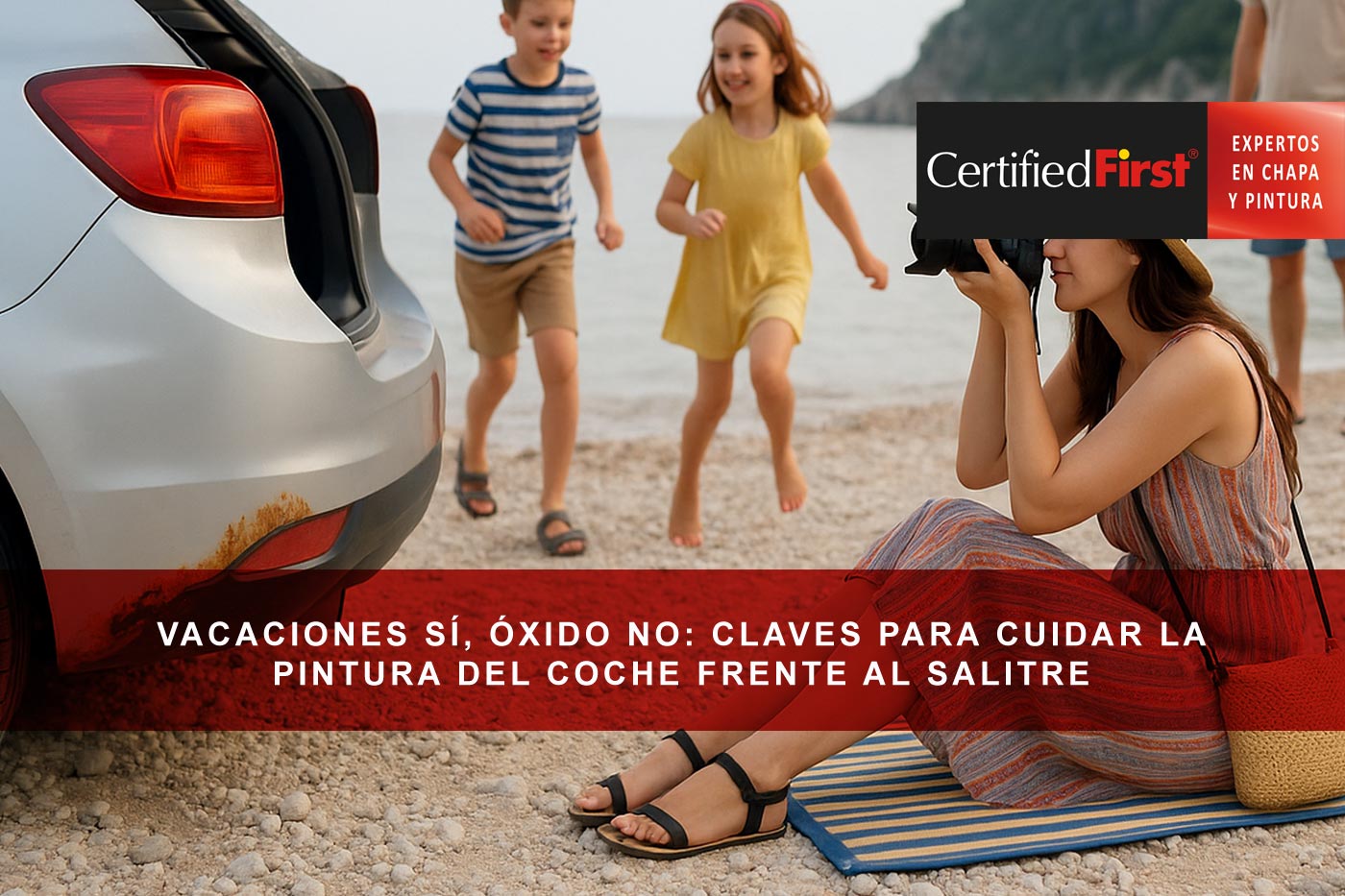 Vacaciones sí, óxido no: claves para cuidar la pintura del coche frente al salitre