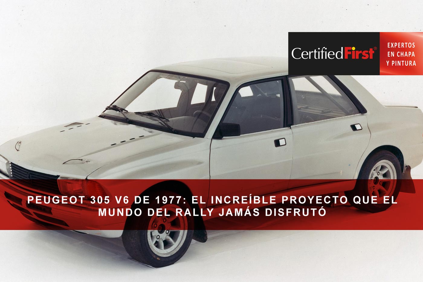 Peugeot 305 V6 de 1977: El increíble proyecto que el mundo del rally jamás disfrutó
