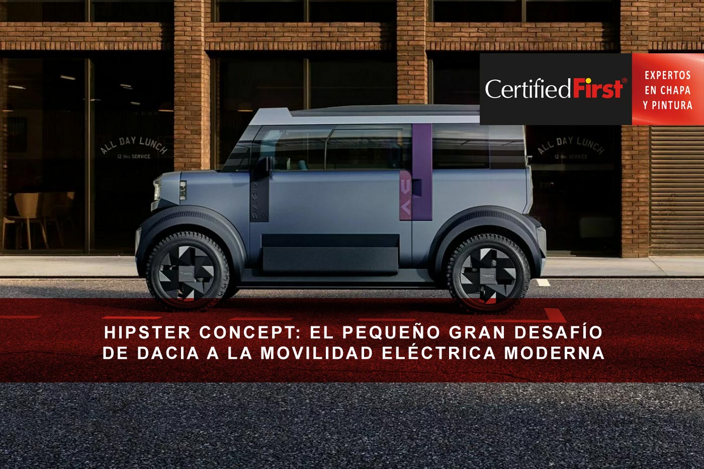 Hipster Concept: el pequeño gran desafío de Dacia a la movilidad eléctrica moderna