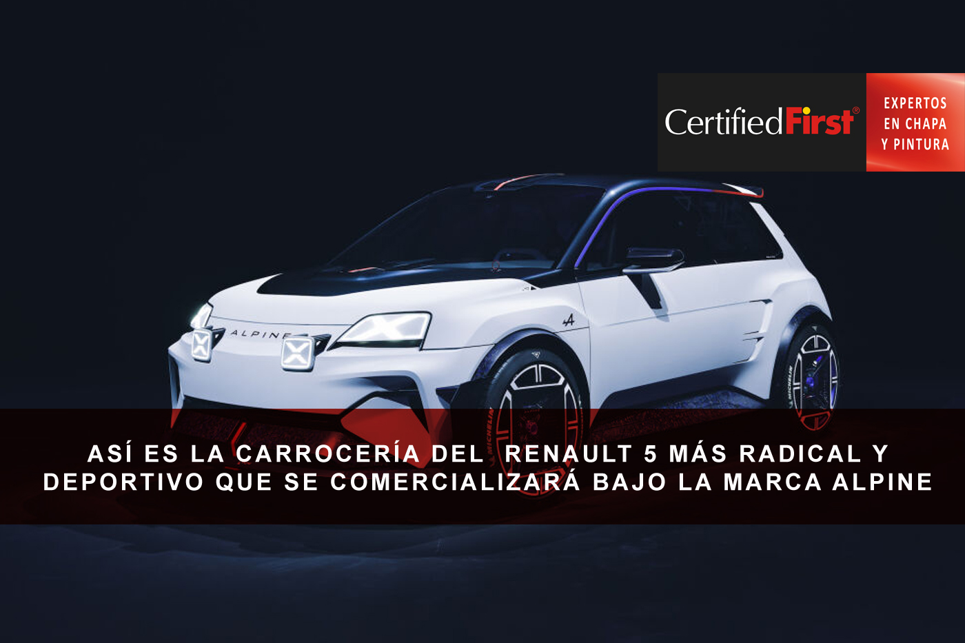 Así es la carrocería del Renault 5 más radical y deportivo que se comercializará bajo la marca Alpine