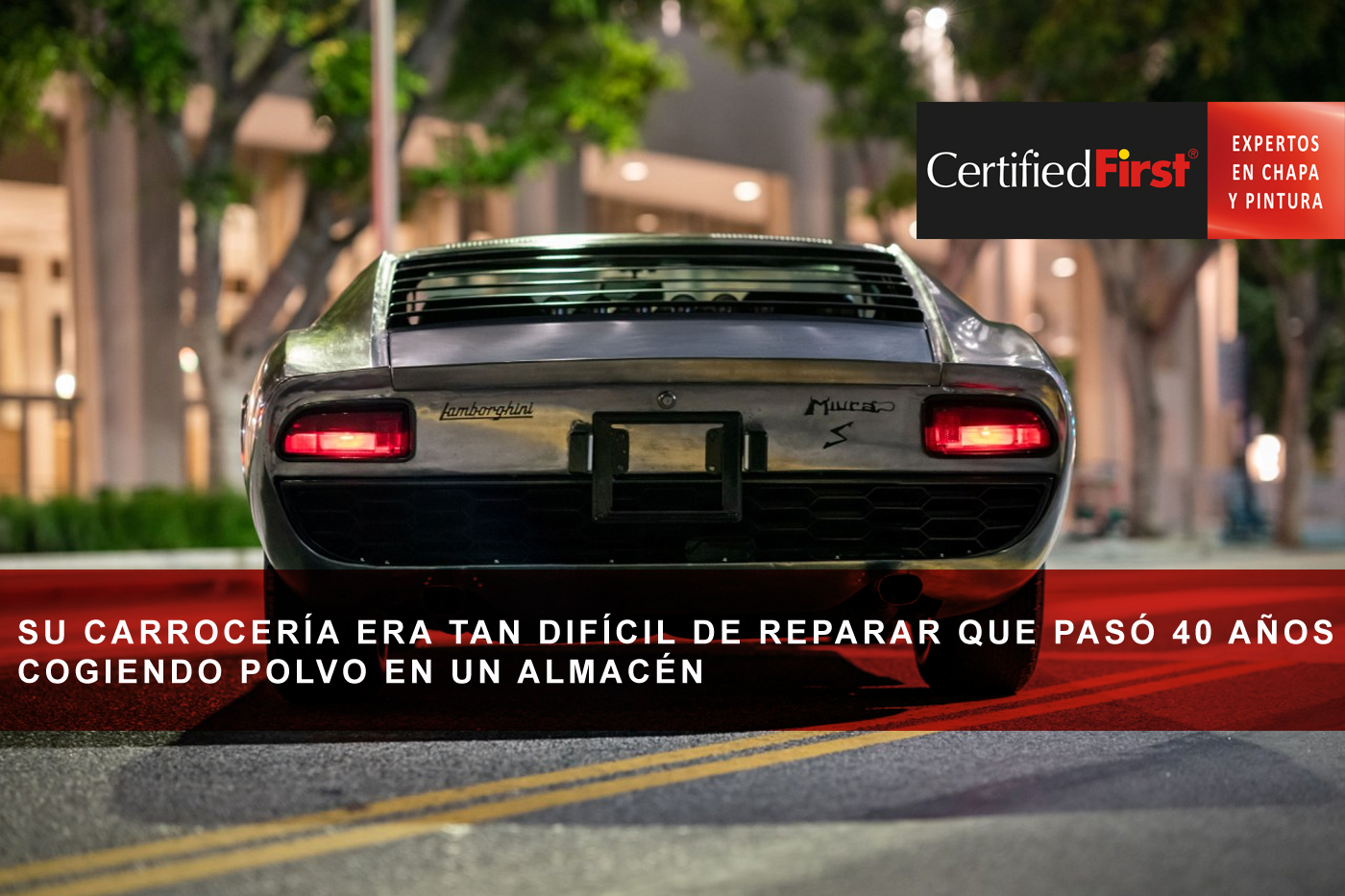 Su carrocería era tan difícil de reparar que pasó 40 años cogiendo polvo en un almacén