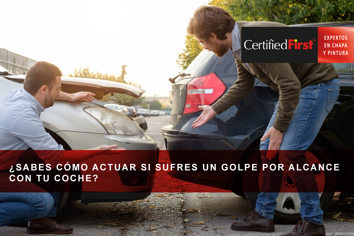 ¿Sabes cómo actuar si sufres un golpe por alcance con tu coche?