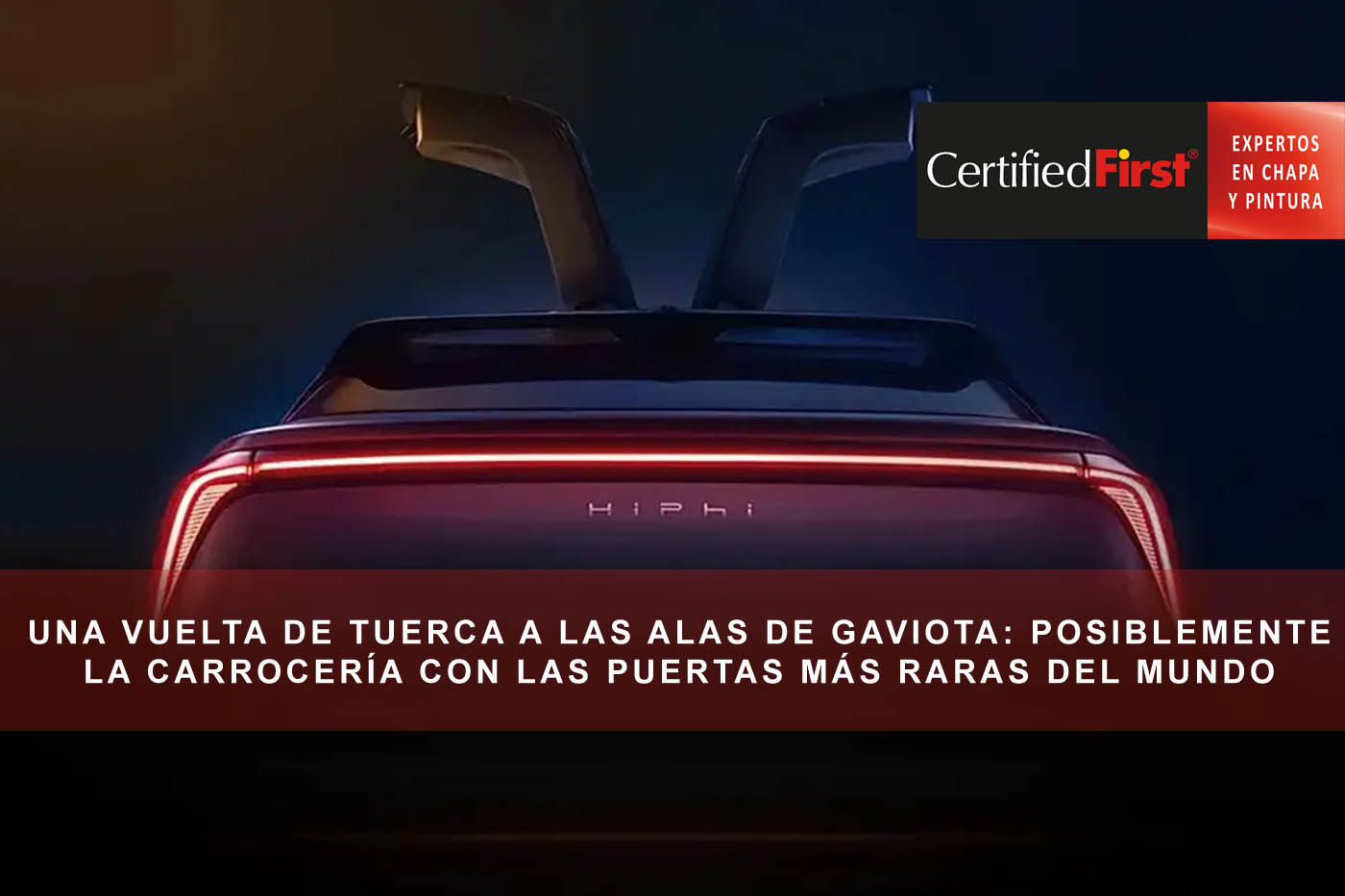 Una vuelta de tuerca a las alas de gaviota: posiblemente la carrocería con las puertas más raras del mundo