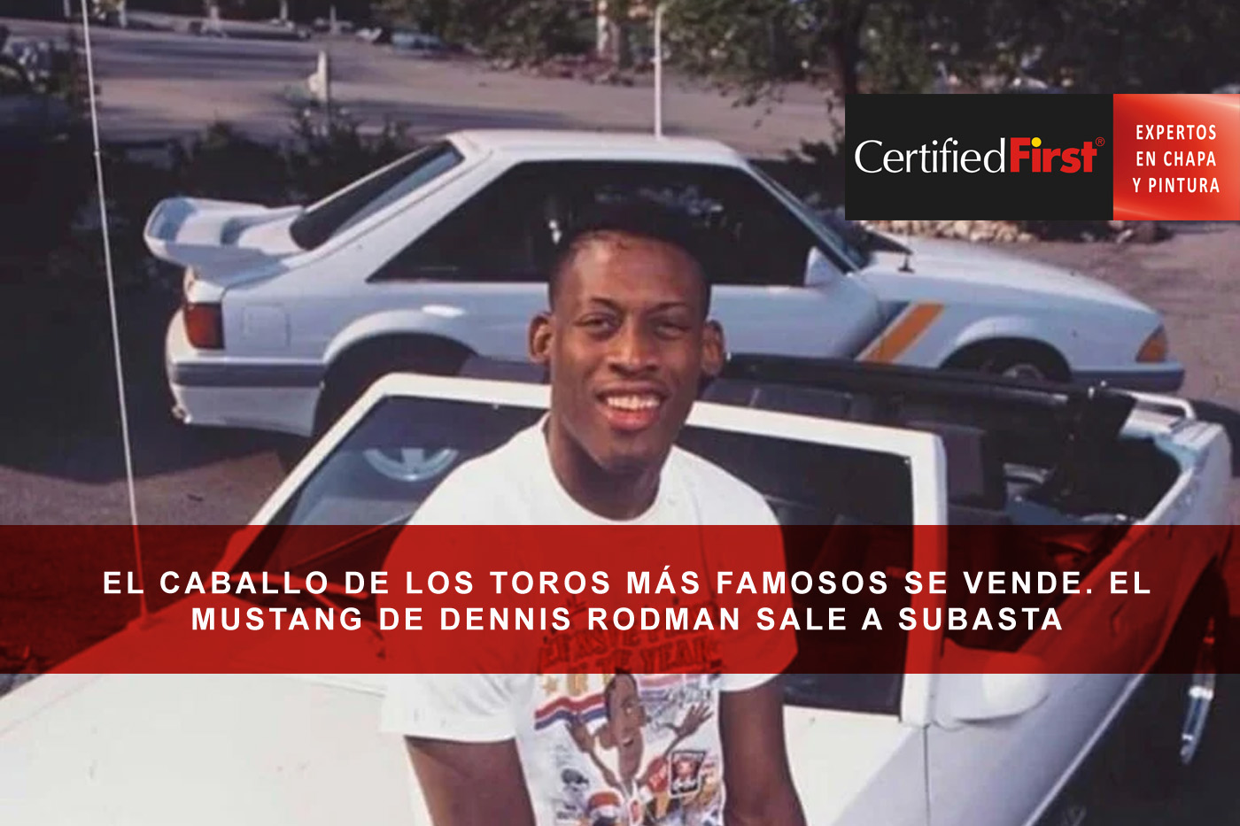 El caballo de los toros más famosos se vende. El Mustang de Dennis Rodman sale a subasta