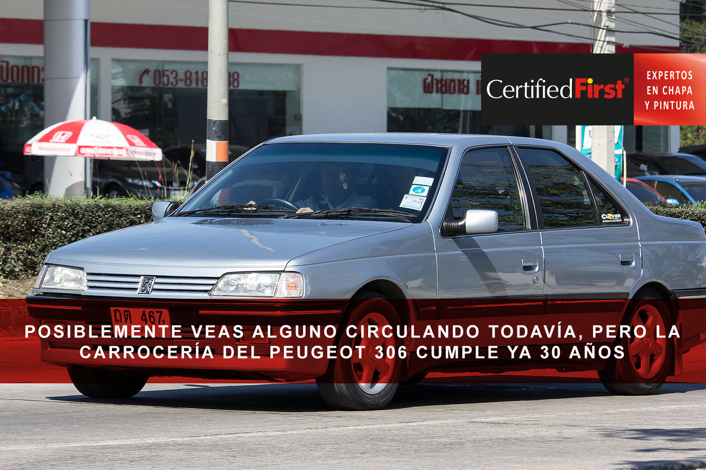 Posiblemente veas alguno circulando todavía, pero la carrocería del Peugeot 306 cumple ya 30 años