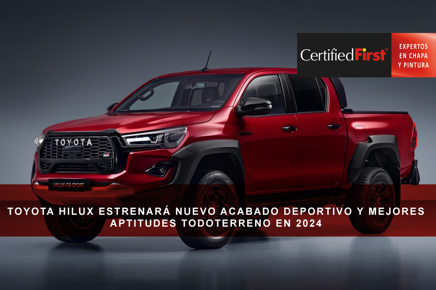 Toyota Hilux estrenará nuevo acabado deportivo y mejores aptitudes todoterreno en 2024