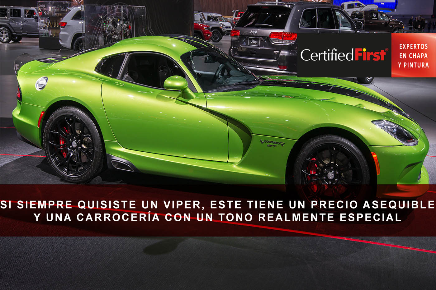 Si siempre quisiste un Viper, este tiene un precio asequible y una carrocería con un tono realmente especial