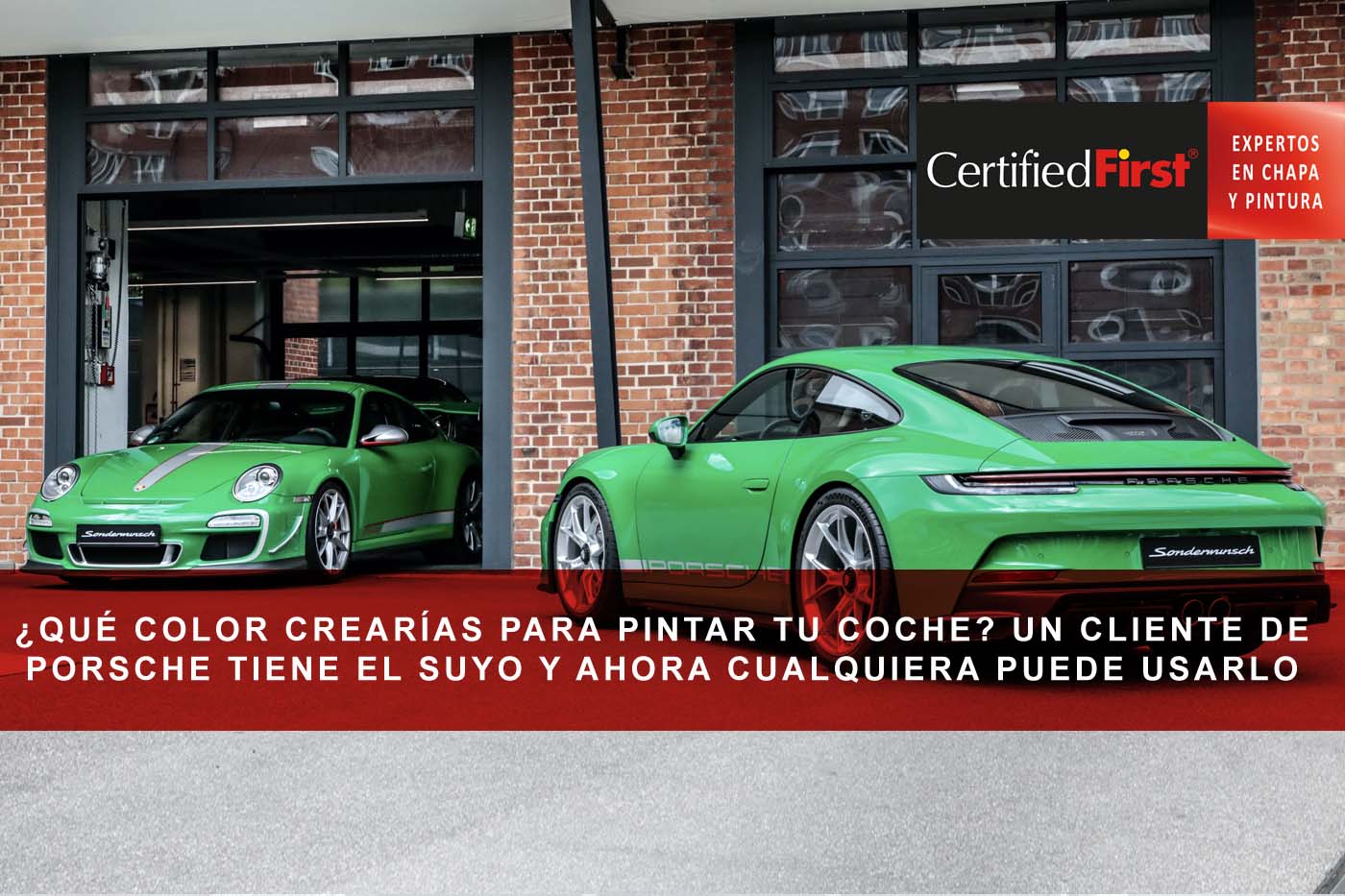 ¿Qué color crearías para pintar tu coche? un cliente de Porsche ya tiene el suyo y ahora cualquiera puede tenerlo