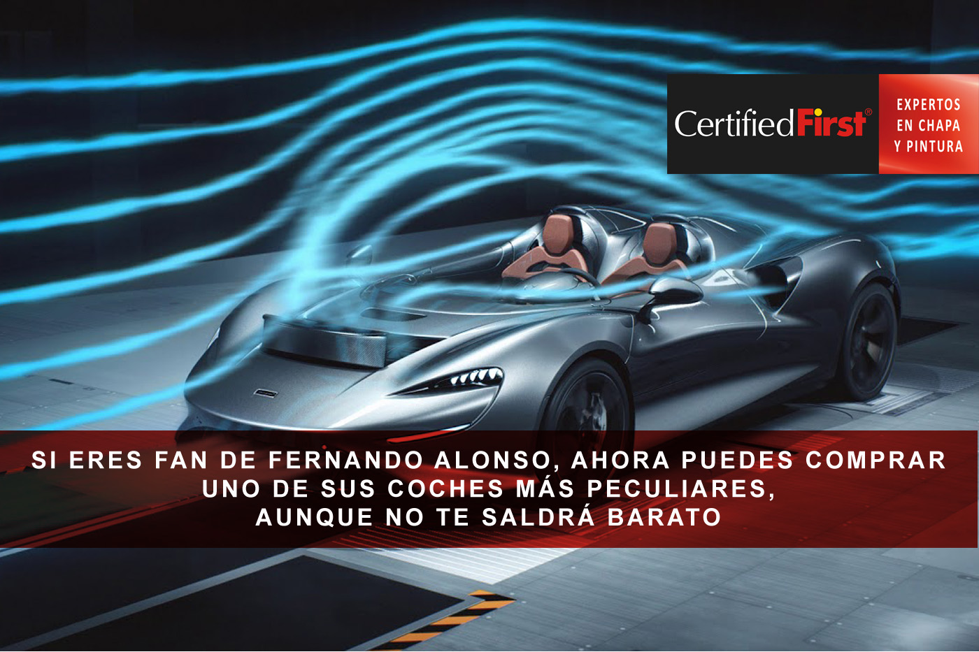 Si eres fan de Fernando Alonso, ahora puedes comprar uno de sus coches más peculiares, aunque no te saldrá barato