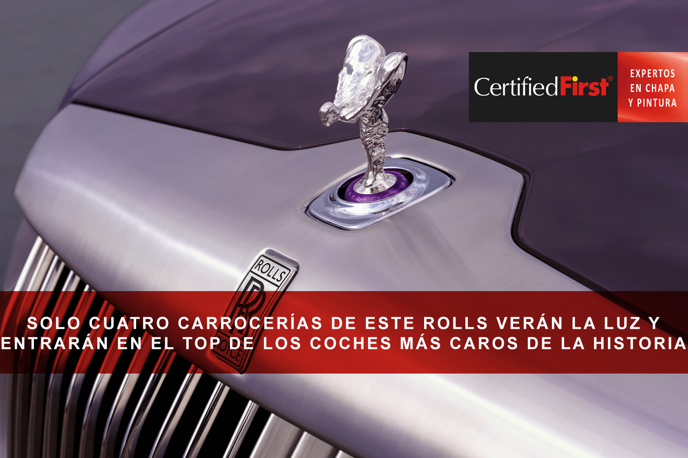 Solo cuatro carrocerías de este Rolls-Royce verán la luz y entrarán en el top de los coches más exclusivos y caros de la historia