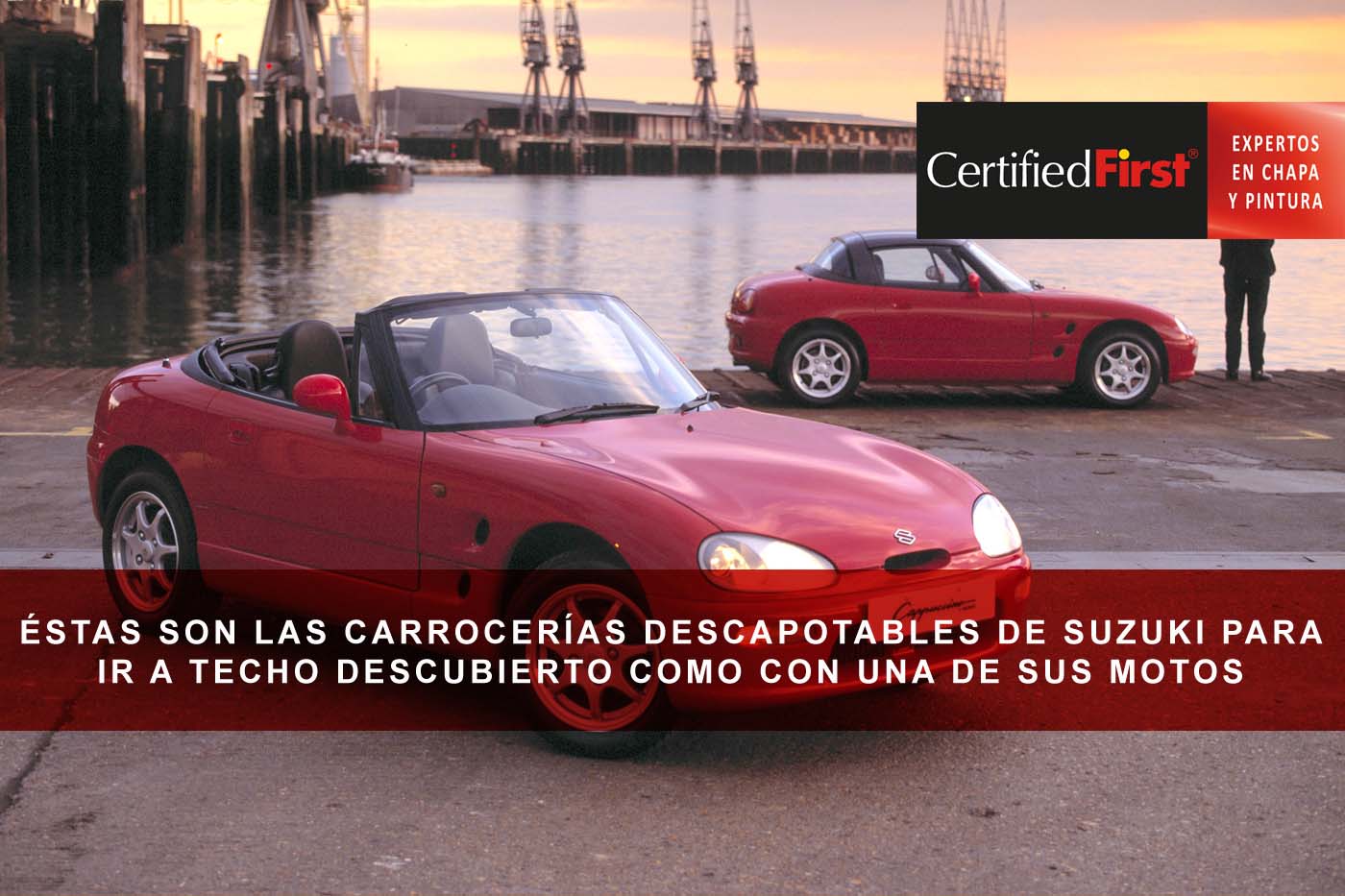 Éstas son las carrocerías descapotables de Suzuki para ir a techo descubierto como con una de sus motos